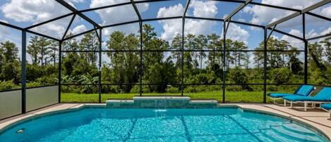 Vila, 4 kamar tidur, kolam renang pribadi, pemandangan kebun | Kolam renang | Kolam renang outdoor