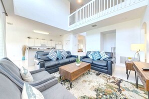 Villa, 4 Bedrooms, Private Pool, Garden View | Living room - 4 Bedroom Executive Pool Home With Games Room (Davenport)