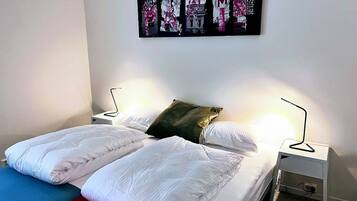 Lejlighed - 2 soveværelser - terrasse | 2 soveværelser, sengetøj