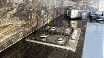 Apartment, 3 Bedrooms, Smoking, Balcony | Private kitchen