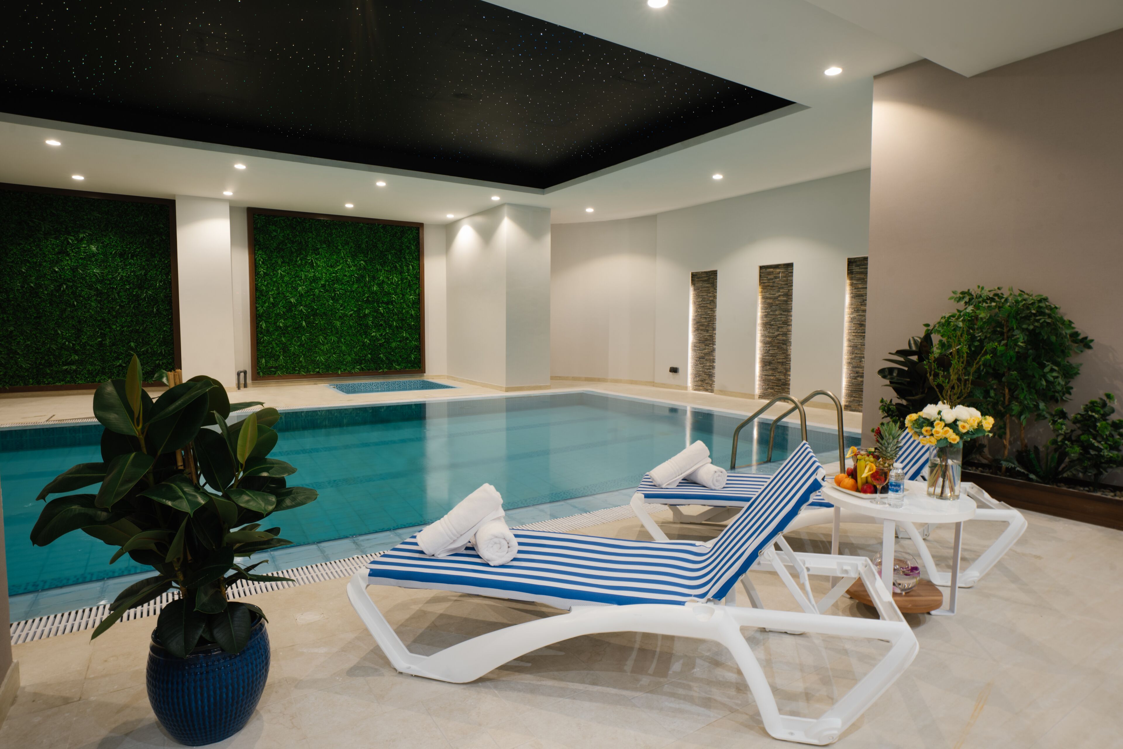 من حمّامات السباحة المغطاة