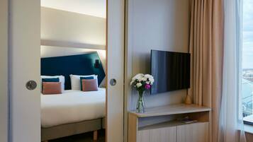 In-room safe, blackout drapes, soundproofing, iron/ironing board