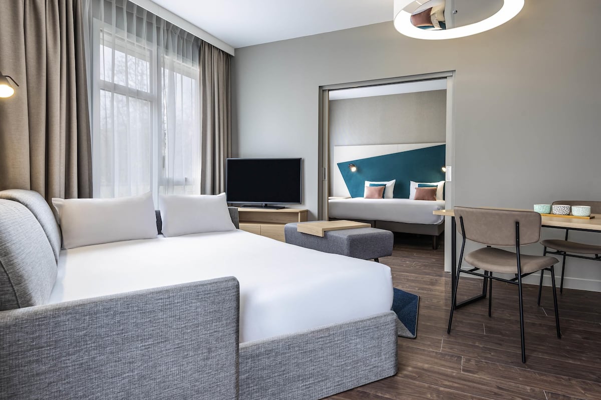 1 Schlafzimmer, Zimmersafe, Verdunkelungsvorhänge