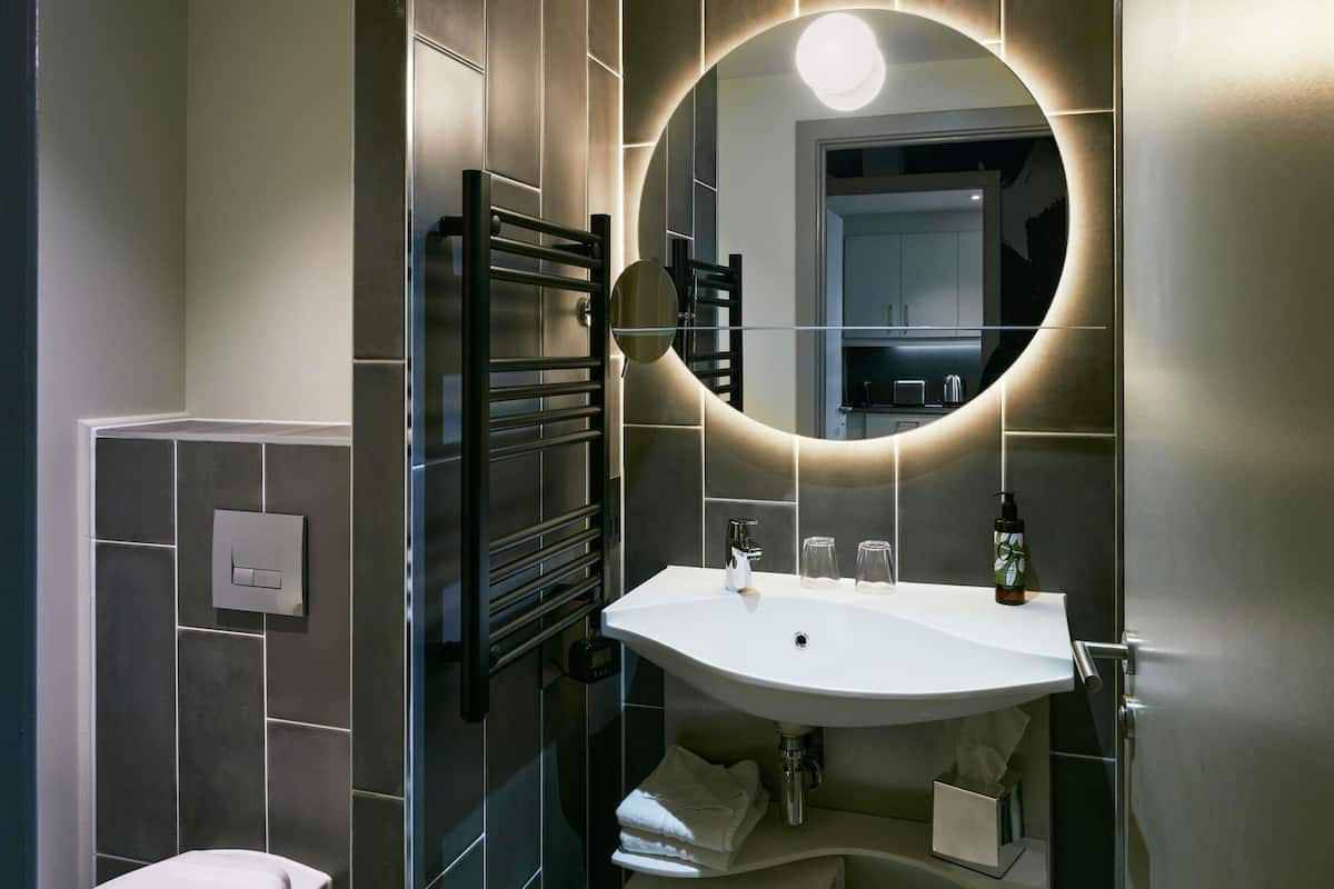 In-room safe, blackout drapes, soundproofing, iron/ironing board