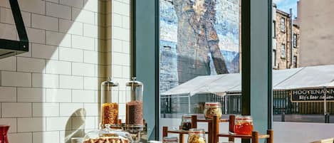 Daily buffet breakfast (GBP 20 per person)
