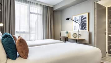 Studio Twin | 1 bedroom, in-room safe, blackout drapes, soundproofing