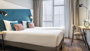 1 habitación, caja de seguridad en la habitación y cortinas blackout