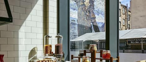 Daily buffet breakfast (GBP 20 per person)