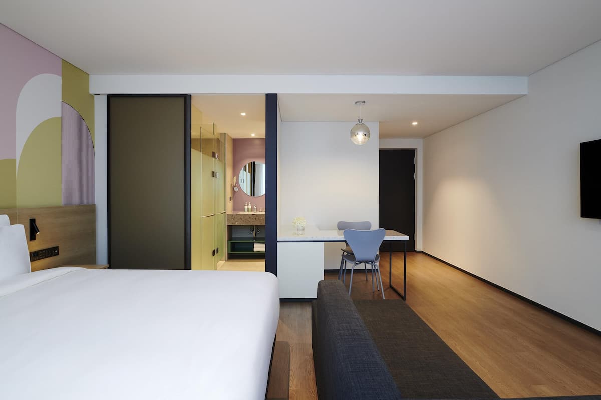 Suite supérieure, 1 lit double | 1 chambre, literie de qualité, coffre-fort, bureau