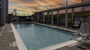 Seasonal outdoor pool