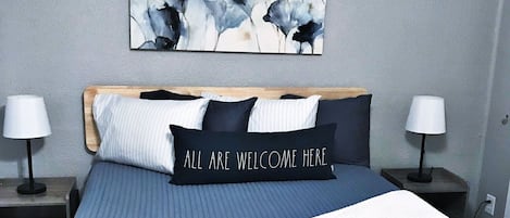 2 bedrooms, iron/ironing board, free WiFi, bed sheets