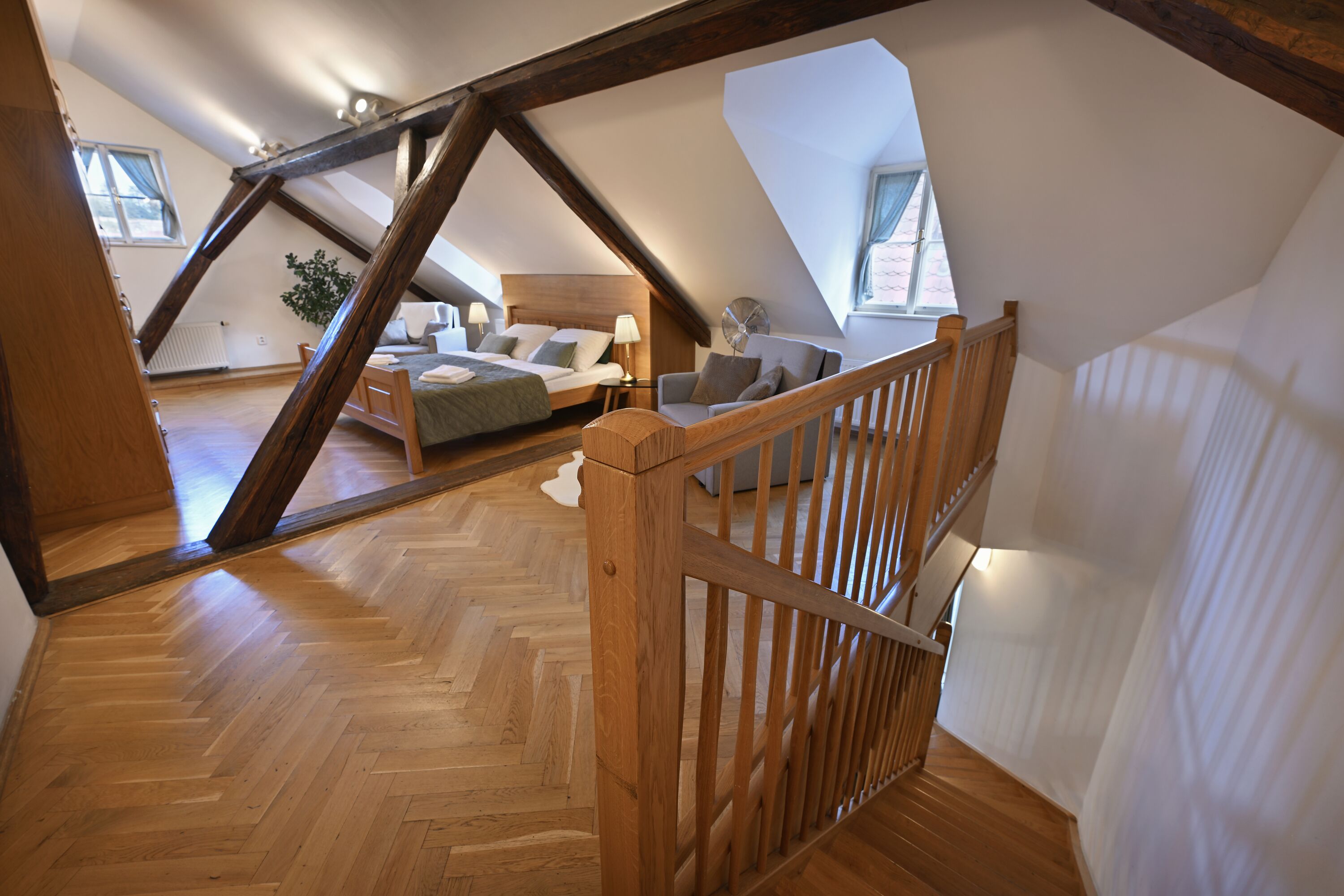 家庭複式房屋, 1 間臥室 | 低過敏寢具、筆電工作空間、隔音、熨斗/熨衣板