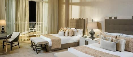 3 dormitoris, caixa forta a l'habitació i planxa i posts de planxar