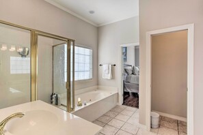 Free toiletries, hair dryer, towels - Elegant Plano Home w/ Private Outdoor Pool! (Plano)