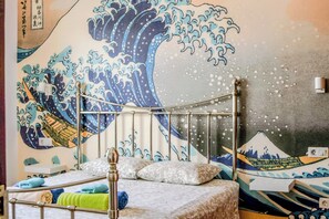 5 chambres, fer et planche à repasser, lit parapluie, Wi-Fi gratuit