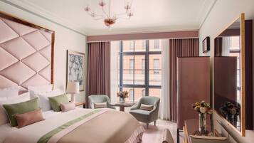 Hypoallergeen beddengoed, een minibar, een kluis op de kamer, een bureau