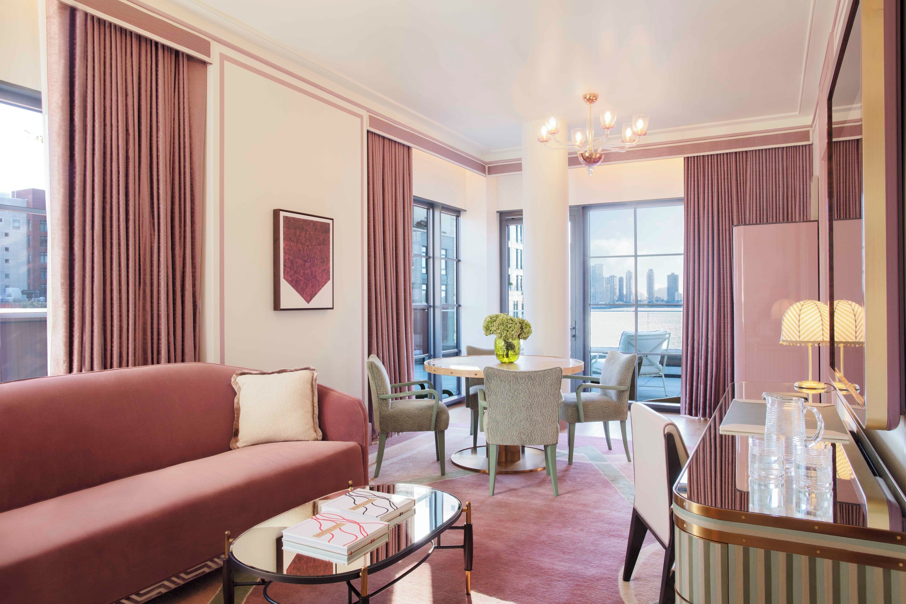Tribeca Terrace Suite | Hypo-allergenic bedding available, minibar, in-room safe, desk