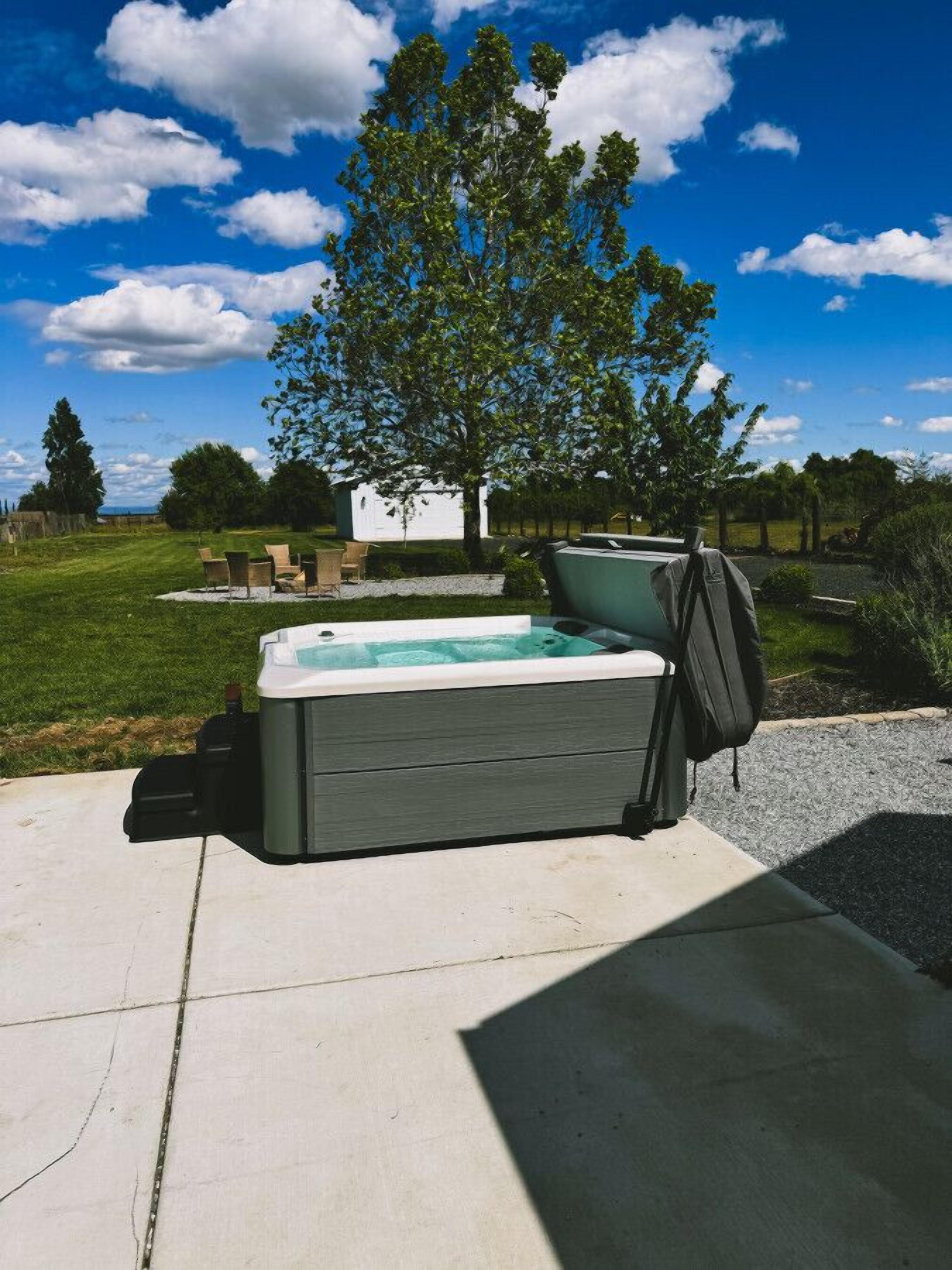 Idromassaggio all'aperto