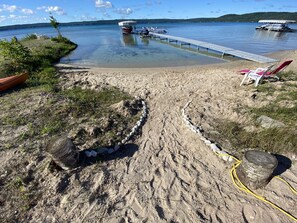 Tæt på stranden
