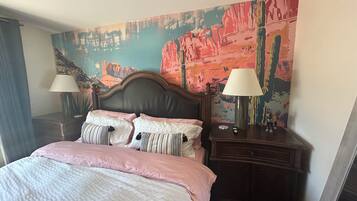 3 dormitorios, tabla de planchar con plancha, wifi gratis y ropa de cama