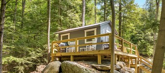 Cozy Cottage overlooking stream on 60 acres