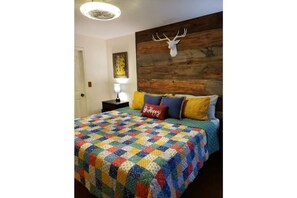 1 dormitorio, tabla de planchar con plancha, wifi gratis y ropa de cama