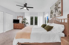 2 bedrooms, iron/ironing board, free WiFi, bed sheets