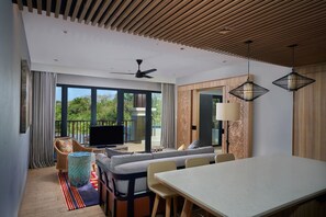 TV LED 45 polegadas com canais a cabo, mesa de pingue-pongue