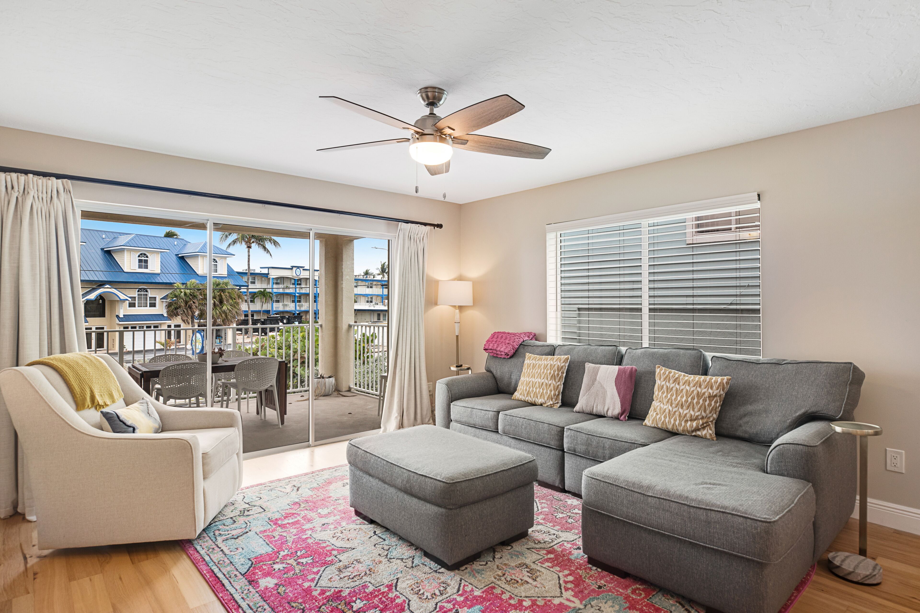 Canal-front townhome with private dock, pool table & Cabana Club access