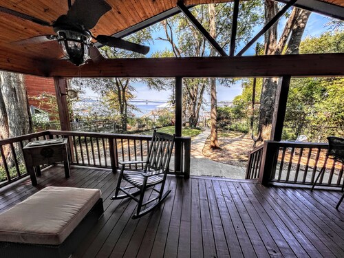 Charming Lake House Retreat with Private Dock & Expansive Covered Porch