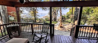 Charming Lake House Retreat with Private Dock & Expansive Covered Porch