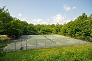 Sports court - Scenic year-round retreat with amazing mountain views & tennis courts (Bartlett)