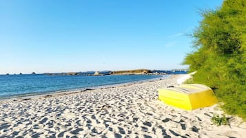 Vlak bij het strand