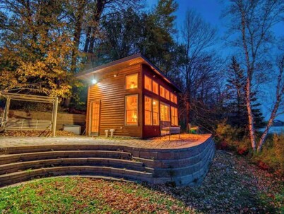  Private, Spacious, 10,000 Sq Ft Custom Built Lake Home w/Lakeside Cabin & 73 ac
