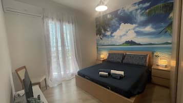 2 chambres, fer et planche Ă repasser, Wi-Fi gratuit, draps fournis
