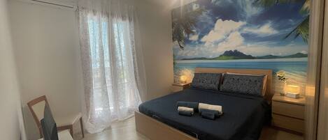 2 bedrooms, iron/ironing board, free WiFi, bed sheets