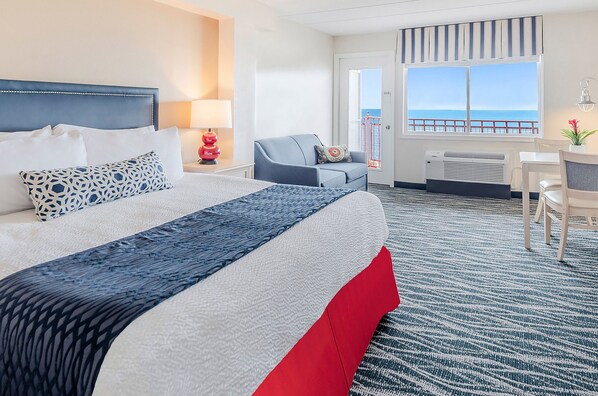 Suite Studio, 1 très grand lit et 1 canapé-lit, en front de mer