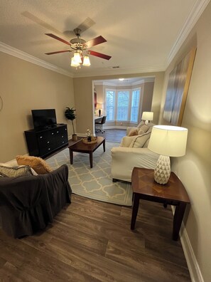 Living area - Fabulous One Bed/One Br with Sunroom and Built-in Desk Area (Alpharetta)