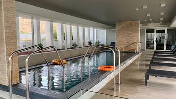 Indoor pool, outdoor pool