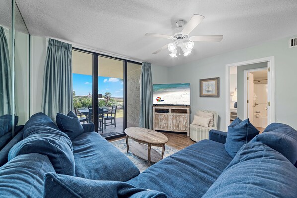 TV - Seaside 4108- Direct Gulf Front Unit, Charming First Floor Location, Tons of Family Amenities (Orange Beach)