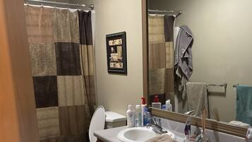 Combined shower/tub