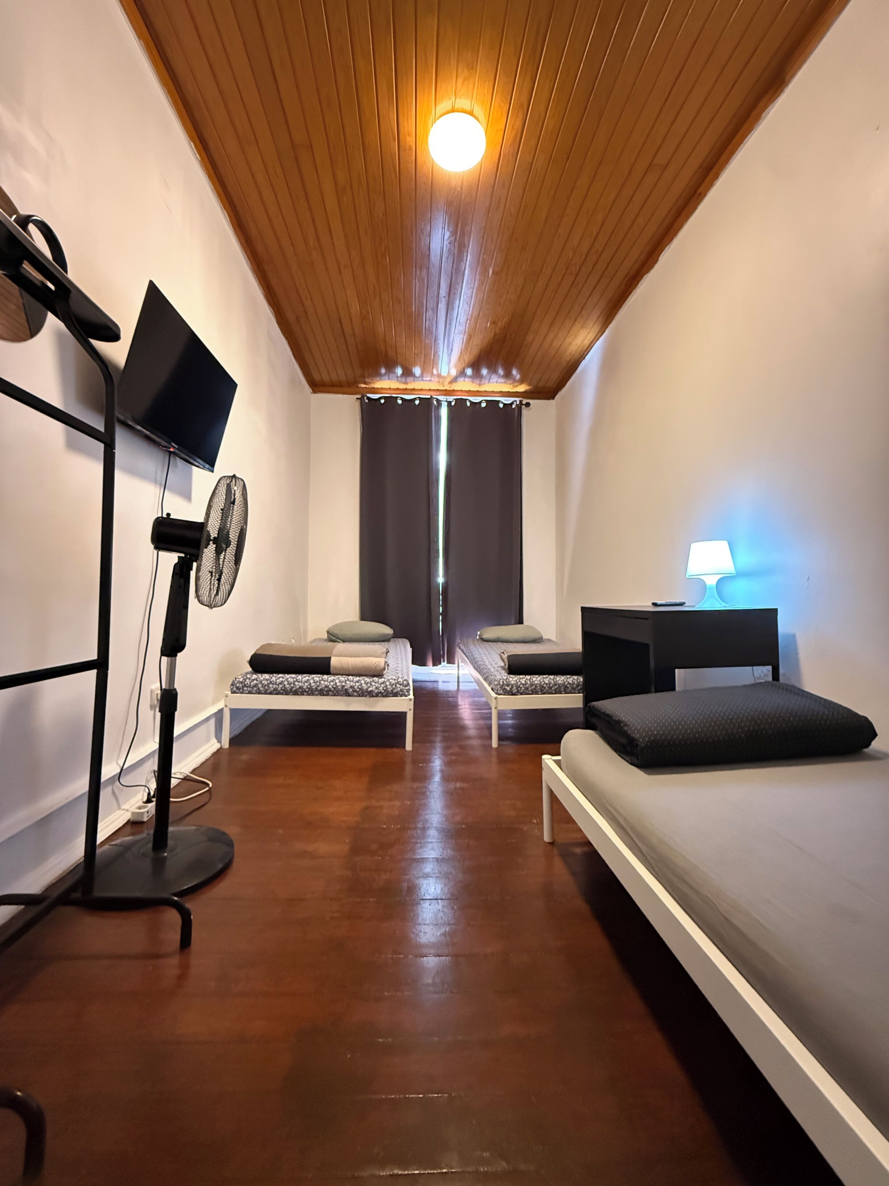 ห้องเบสิกทริปเปิล, เตียงเดี่ยว 3 เตียง | Wi-Fi ฟรี, ผ้าปูที่นอน