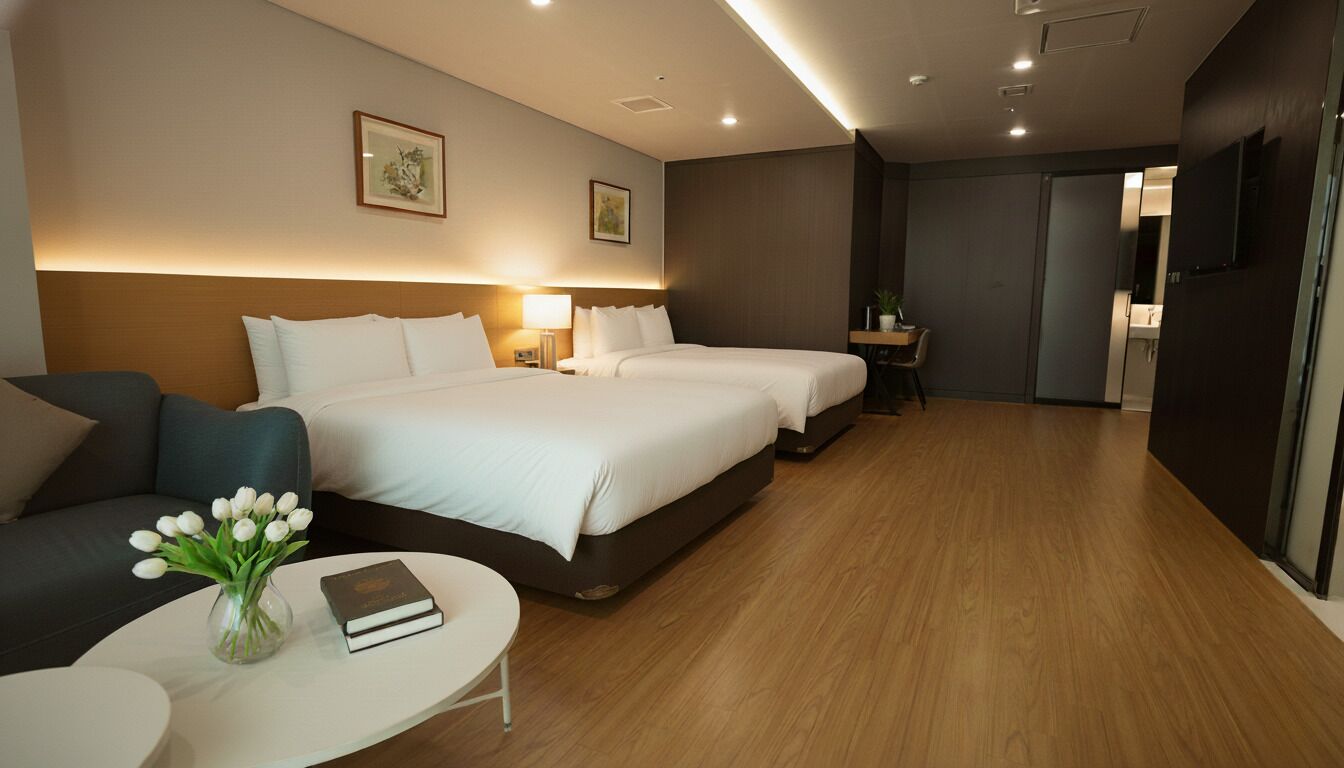 패밀리 스위트 오션 | 객실 내 금고, 암막 커튼, 방음 설비, 무료 WiFi