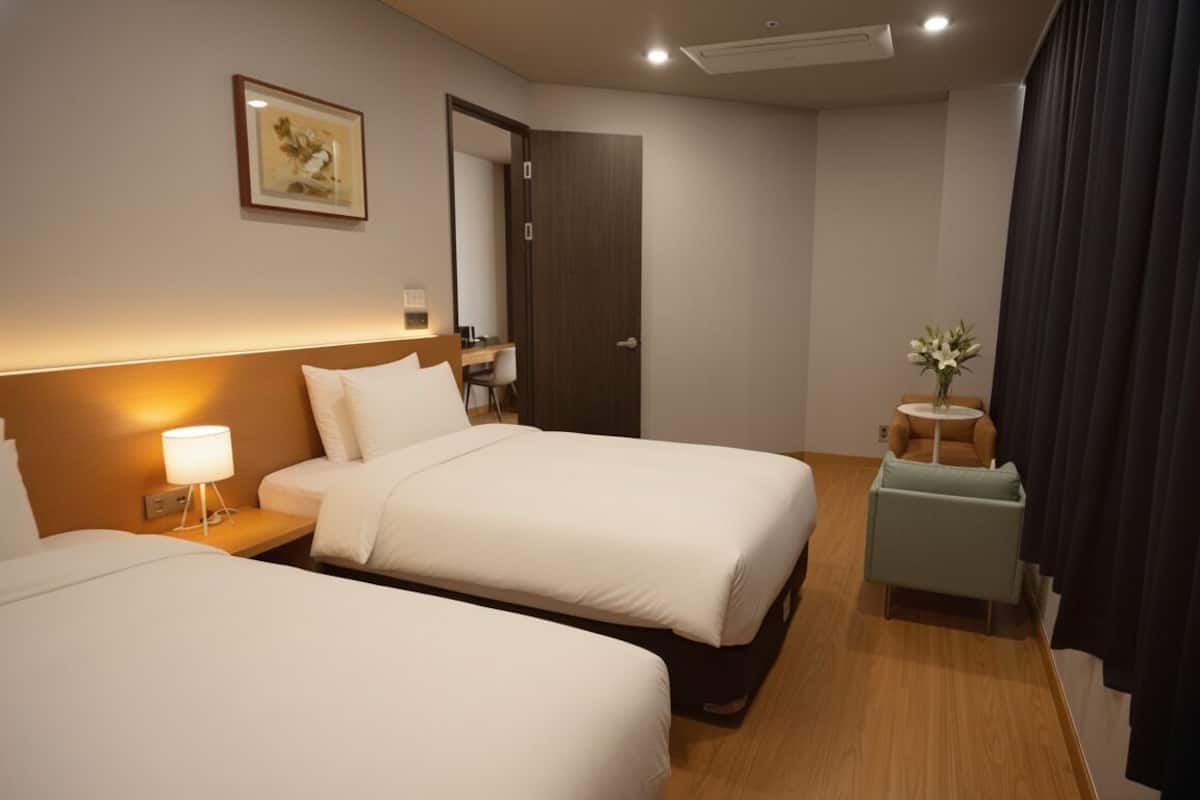 Marine Suite City | In-room safe, blackout drapes, soundproofing, free WiFi