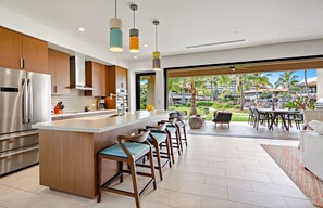 Fridge, microwave, oven, stovetop - Maui Resort Rentals: 6 Total Bedrooms at Kaanapali’s Newest Luxury Residences, Steps from Beach & Resort Amenities! (Lahaina)
