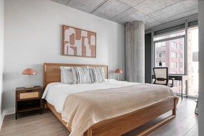 1 室のベッドルーム、アイロン / アイロン台、WiFi、ベッドシーツ