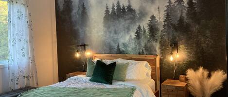 3 室のベッドルーム、アイロン / アイロン台、WiFi (無料)、ベッドシーツ