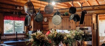 Rustic Log Cabin - Nestled in the trees perfect for privacy. A retreat awaits :)