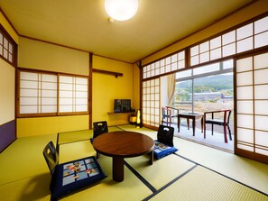 Habitación, para no fumadores, vista al río (Japanese Style, 13 tatami.Kabukiza) | Wifi gratis 