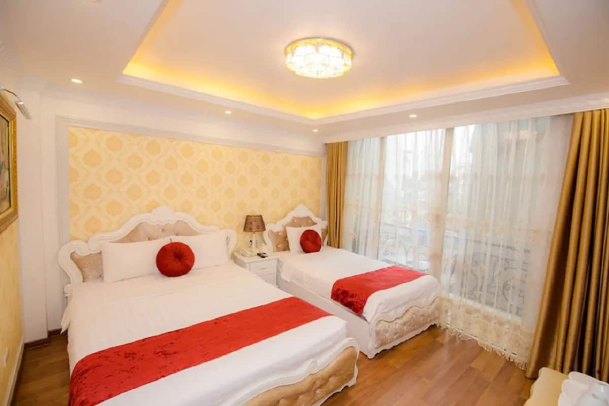 Familien-Zweibettzimmer, Balkon | Hochwertige Bettwaren, Minibar, Zimmersafe, schallisolierte Zimmer